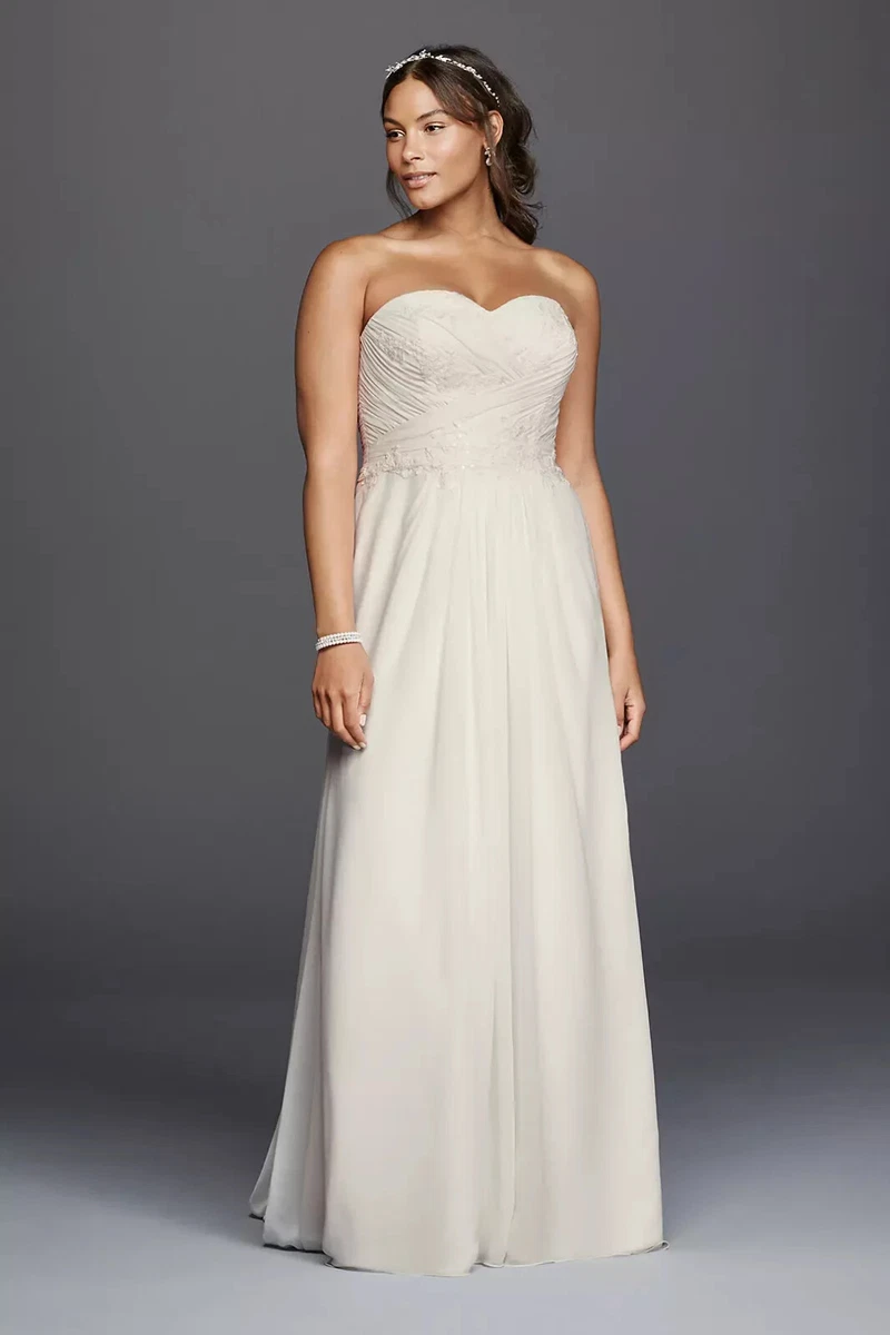 sachin and babi light blue dress 13 Top-Rated Wedding Dresses from David's Bridal