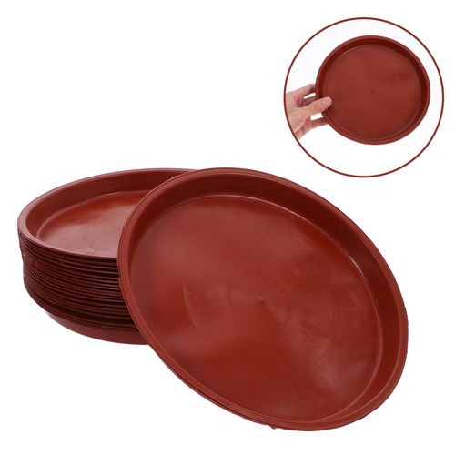 20 PCS Plastic Planter Tray Potted Saucer Water Trays for Indoor Plants