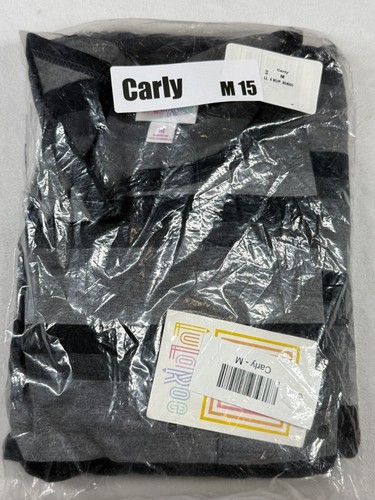 New Women's LuLaRoe Carly High Low Summer Casual Short Sleeve Dress Medium 15