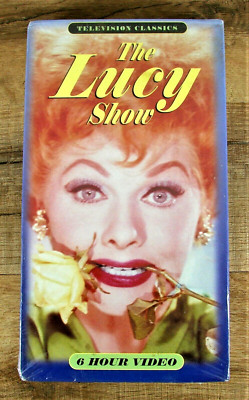 New Sealed Television Classics The Lucy Show 6hr Video Lucille Ball VHS 1998