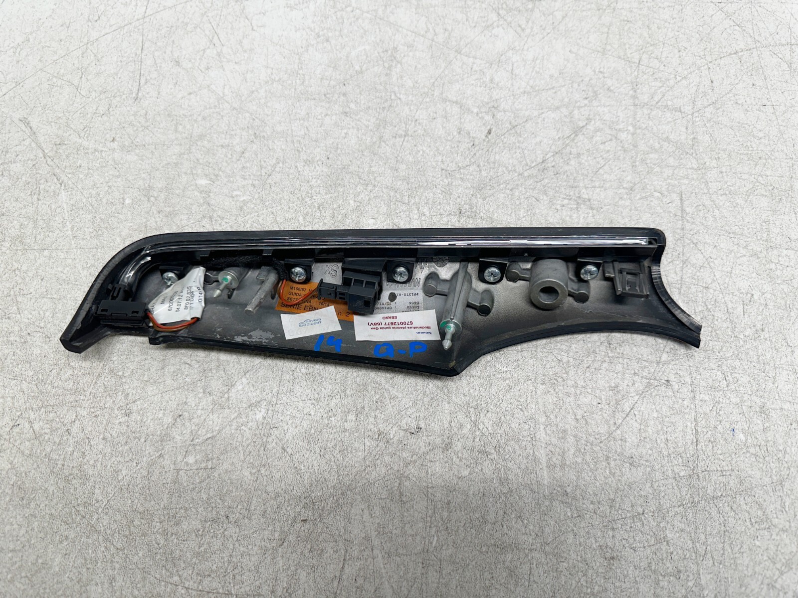 H50196 2014-2016 Maserati Quattroporte Dashboard Woodgrain Moulding Trim LH Side