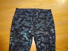 Torrid Black /Metalic Camo Leggings Size 3