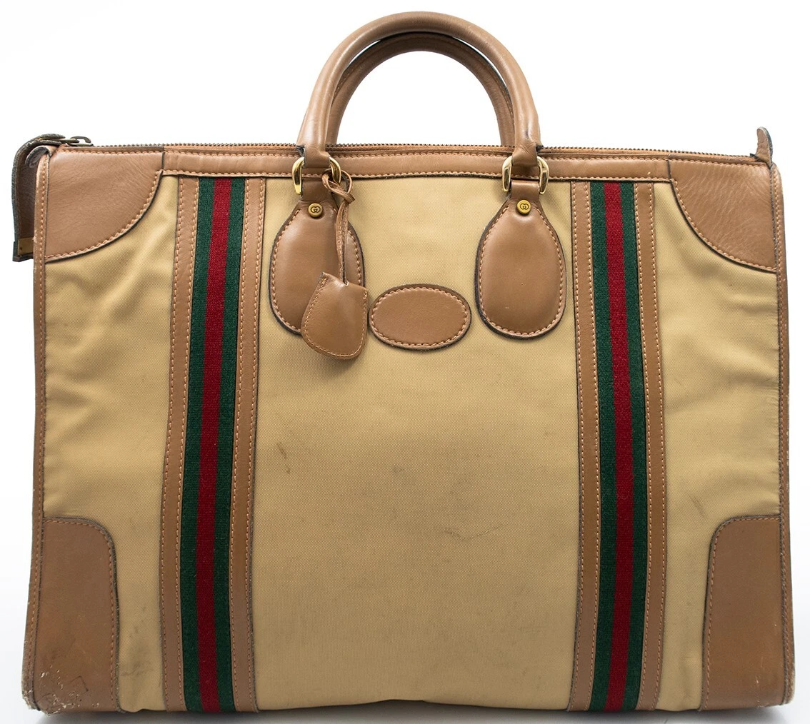 GUCCI SHERRY SAC DE VOYAGE BOSTON SAC À MAIN HAND BAG SAC WEEKENDER VINTAGE RARE