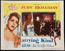 MARRYING KIND Original Movie Lobby Card Poster Judy Holliday Marriage Comedy