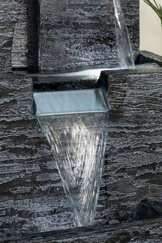 Outdoor Lighted Fountain, LED Water Feature for Garden, Patio, Backyard Decor - Picture 3 of 6