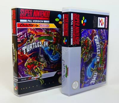 Storage CASE for use with SNES Game - TMNT IV Turtles in Time