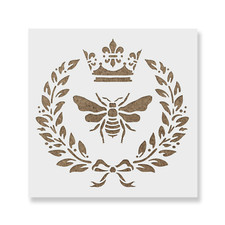 Royal Bee Stencil - Durable  Reusable Mylar Stencils