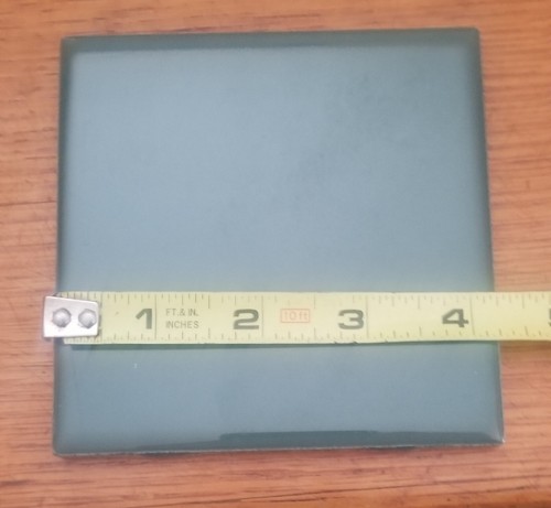 Dark Pine Green American Olean tile 4-1/4" Bright Glossy Sage color New Camo - Picture 2 of 12