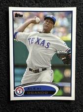 ALEXI OGANDO #301 2012 Topps Baseball QTY Texas Rangers