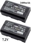 For Topcon STONEX Unistrong South X11 Data 2PCS BP-5S 7.2V 3400mAh Battery New