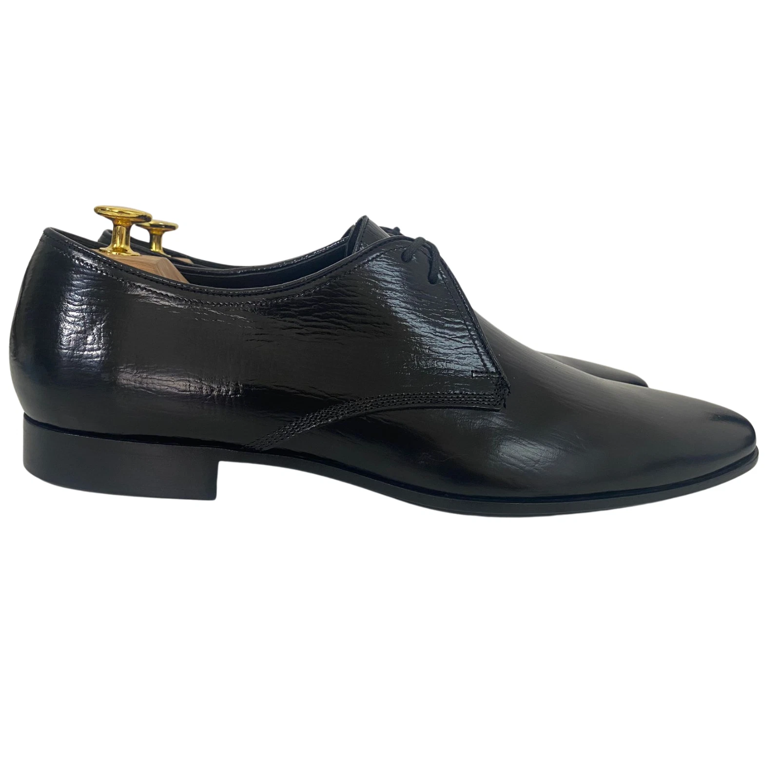 Scarpe uomo Burberry Oxford nere made in Italy pelle EU44 UK10 US11