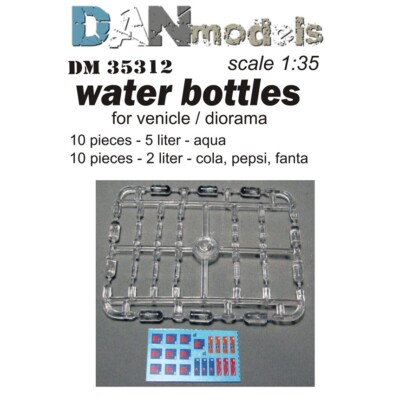 1/35 Clear Bottles with Decals 20 pcs DAN Models DM35312