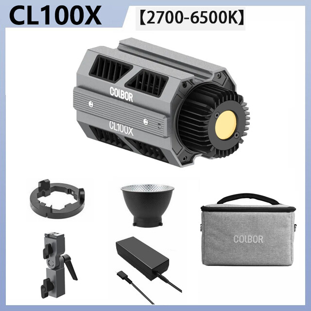 COLBOR CL100X 110W Bi-Color 2700K-6500K COB Led Video Light