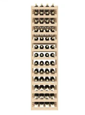 52 Bottle Wall Wine Rack –4 column - 6 Foot