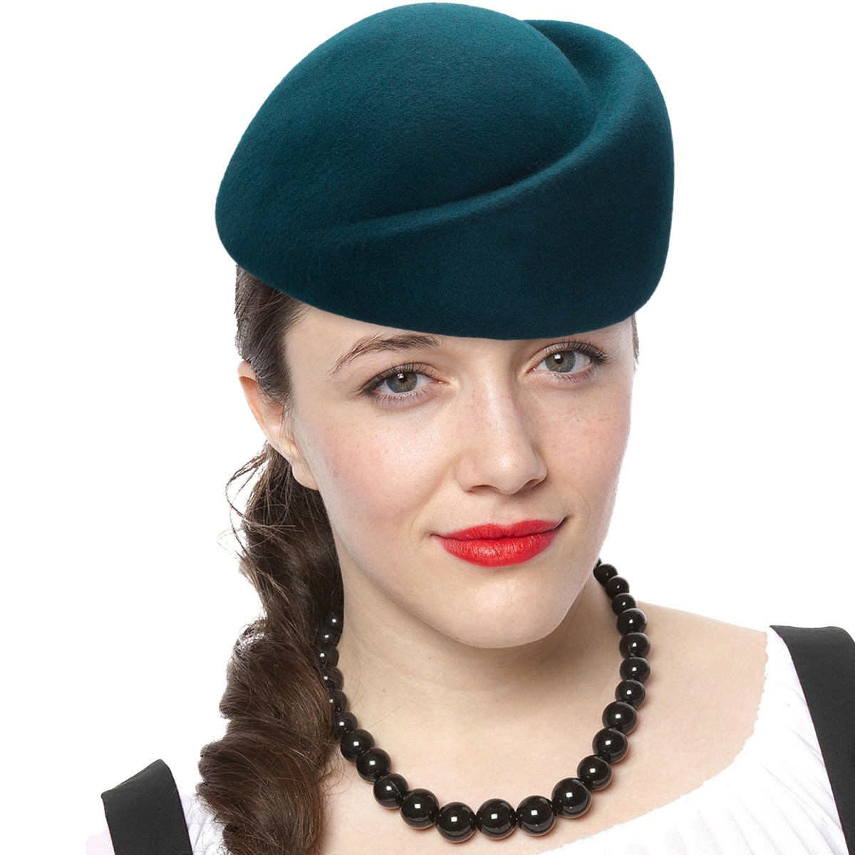 Cocktail Fascinator Base Wool Air Hostesses Pillbox Hat 
