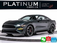 2020 Ford Mustang BULLITT, V8, 480HP, MANUAL, CAM, HEATED, BT