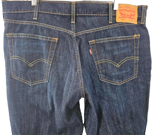 Jeans Levis 541 para hombre talla 40 X 30 elásticos azul denim mezcla de algodón - Imagen 7 de 8