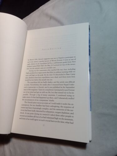 Into Thin Air von John Krakauer SIGNIERTE Erstausgabe - Bild 9 von 16