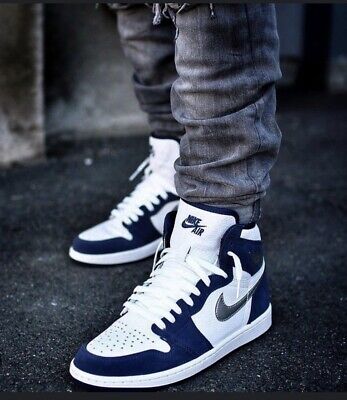 Nike Air Jordan 1 High OG CO.JP Midnight Navy Japan Blue Men Nike Air Jordan 1 High OG CO.JP Midnight Navy Japan Blue Men