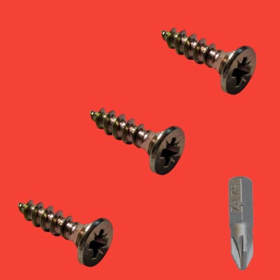Spanplattenschrauben, Stahl gehärtet, Senkkopf 3,0x12 mm  500 Stück KLIMAS 