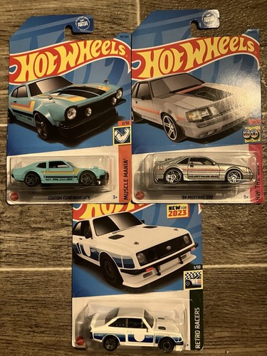 Set Of 3 Hot Wheels Collectors All FORD New In The Boxes - Picture 2 of 12