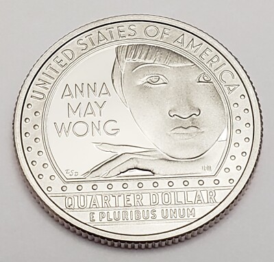 2022 S ANNA MAY WONG  *CLAD PROOF*  QUARTER   *FREE SHIPPING*