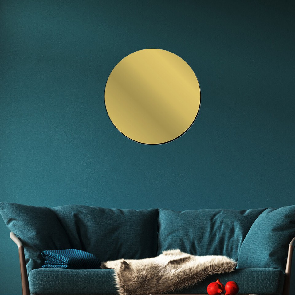 Acrylic Mirror Stickers Self Adhesive Mirror Plate Decal for Hallway