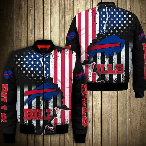 Buffalo Bills Winter Military Jacket 