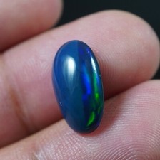 3.60Ct Natürlich Äthiopische Opal Cabochon Lose Edelstein Multi Feuer Ovale Form