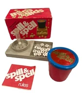 Vintage Spill & Spell Game Parker Brothers General Mills Fun Group #1765L152