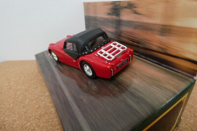 Corgi 1/43 Triumph TR3A Closed Convertible Red 96300 Diecast Model Car