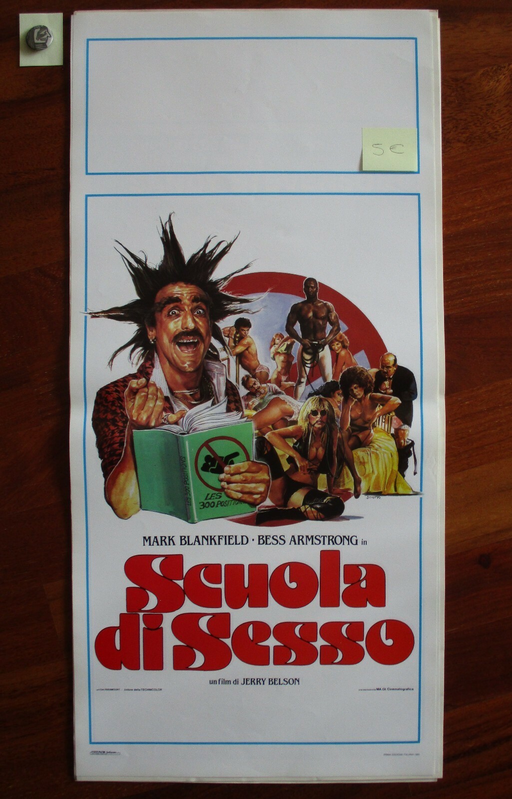 Locandina originale film Scuola di sesso (1982) - Regia di Jerry Belson