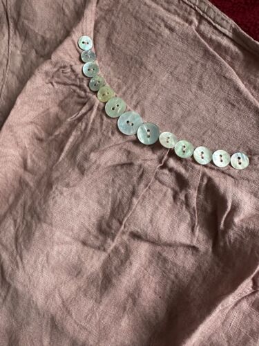 Leinen Kleid altrosa Italy Mode