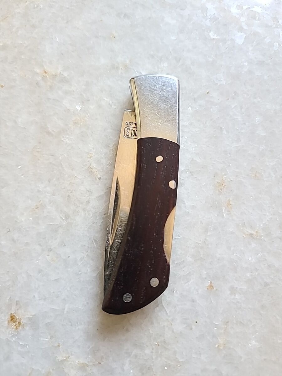 Basic Tools Knife Lock back Knife Vintage 80's Japan 440 Basic Tools Knife Lock back Knife Vintage 80's Japan 440