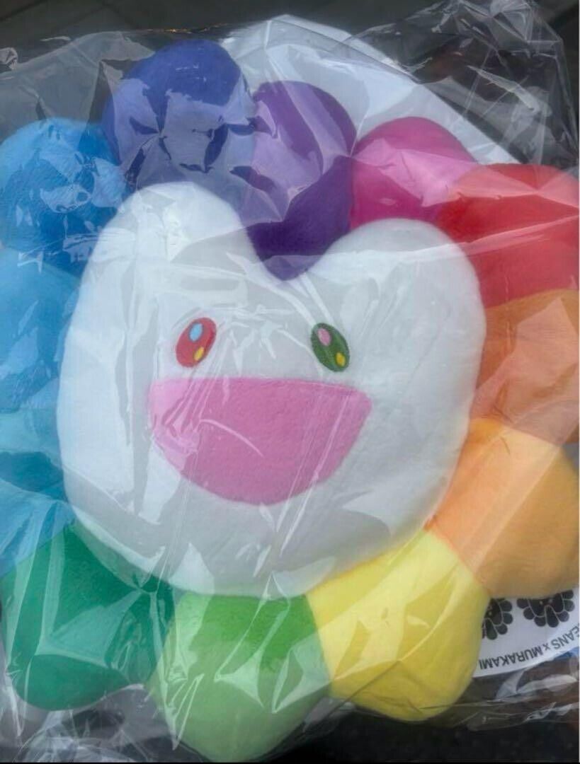 NewJeans x MURAKAMI Plush Flower Cushion Takashi New Sealed NewJeans x MURAKAMI Plush Flower Cushion Takashi New Sealed