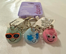 Claire's BFF Best Friends Keychains Key Rings Set of 3