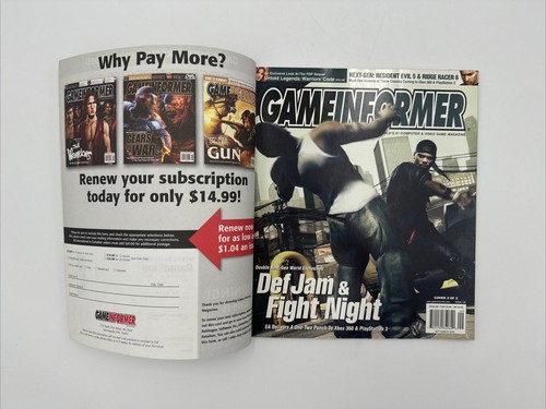 Def Jam & Fight Night Game Informer Magazine Issue #149 September 2005 Cover 2/2 - Picture 4 of 6