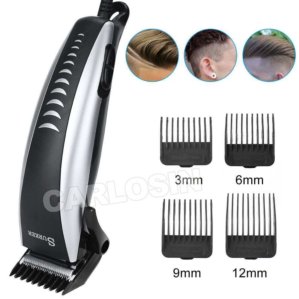 Electric Mens Hair Cut Comb Clipper Beard Trimmer Cutting Razor Shaver