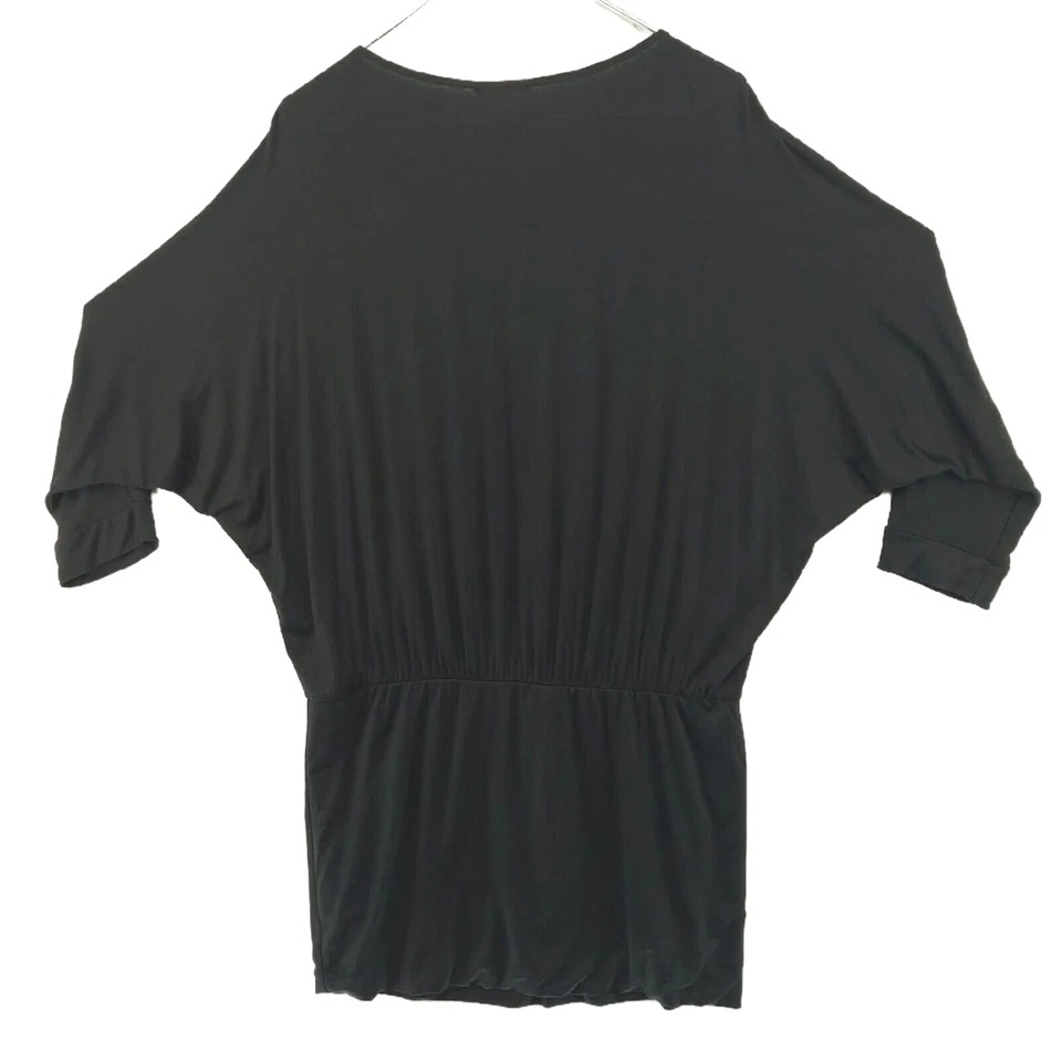 Новый с Ярлыками $79 Mai Tai женщин 2 X бисером доломан рукав черный вязаный топ, гирлянда - Изображение 3 из 4