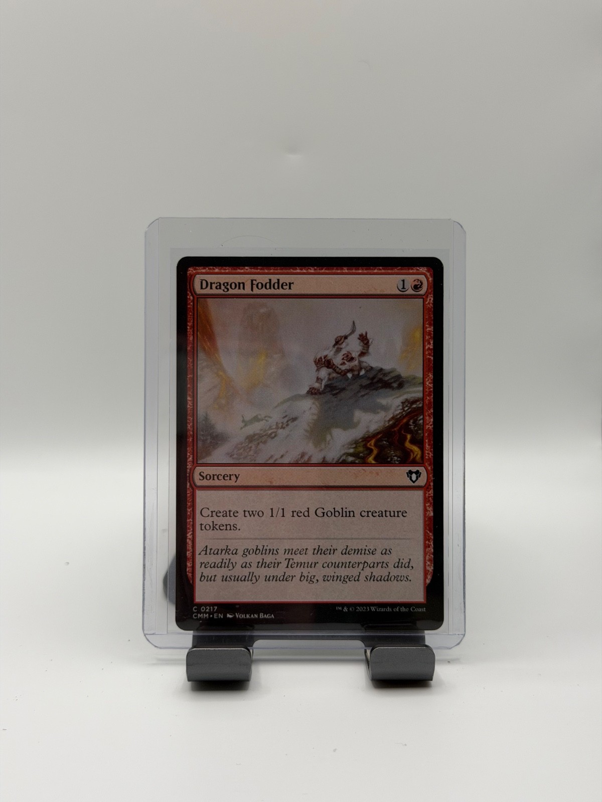 MTG, Dragon Fodder 217 Commander Masters Regular