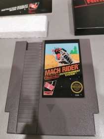 Mach Rider NES Original Game CIB 5 Screw Cart. Nintendo