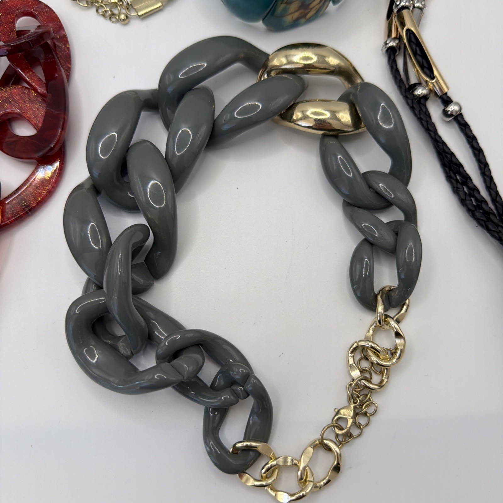 Chunky Statement Necklaces And Bracelets For Women - image 4