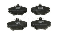 Hart BremsbeläGe Bremsbelagsatz FüR Renault Twingo II CN0_ C06_ Bb_ Cb_ Dacia