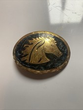 VTG Alpaca Horse Belt Buckle
