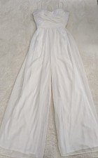 Ieena For Mac Duggal Jumpsuit Small Sleeveless V-Neck Formal/Bridal/Wedding/Prom