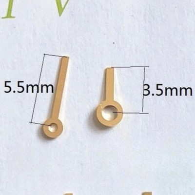 5.5x3.5mm Golden Watch Hands for Ronda 763 762 751 1062 1063 Movement
