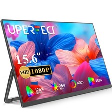 15.6" 1080P Portable Monitor FHD USB-C HDMI Computer Display w/Kickstand  VESA