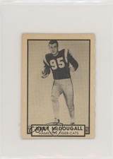 1962 Topps CFL Jerry McDougall #70 b3e