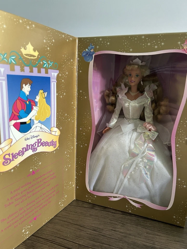 Barbie de colección de la Bella Durmiente de Disney edición de boda 1997 Foto 2 de 2