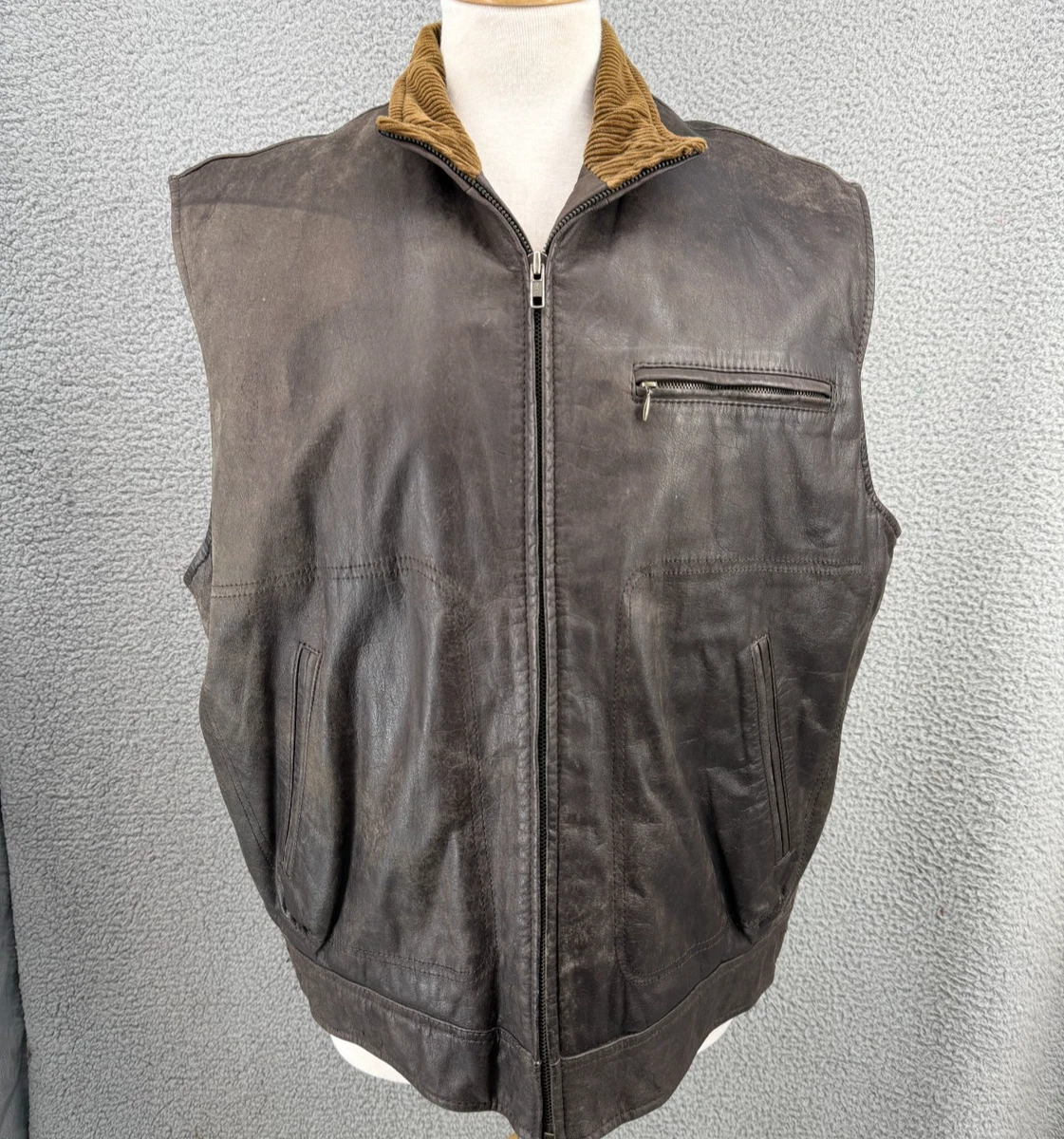 ジャケット・アウター BANANA REPUBLIC Leather Vest Banana Republic Leather Coats & Jackets for Men for Sale - Shop
